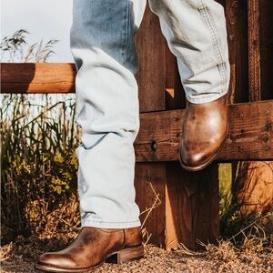 Men’s FREEBIRD Outlaw Brown Leather Boots Size 11 BNWOT